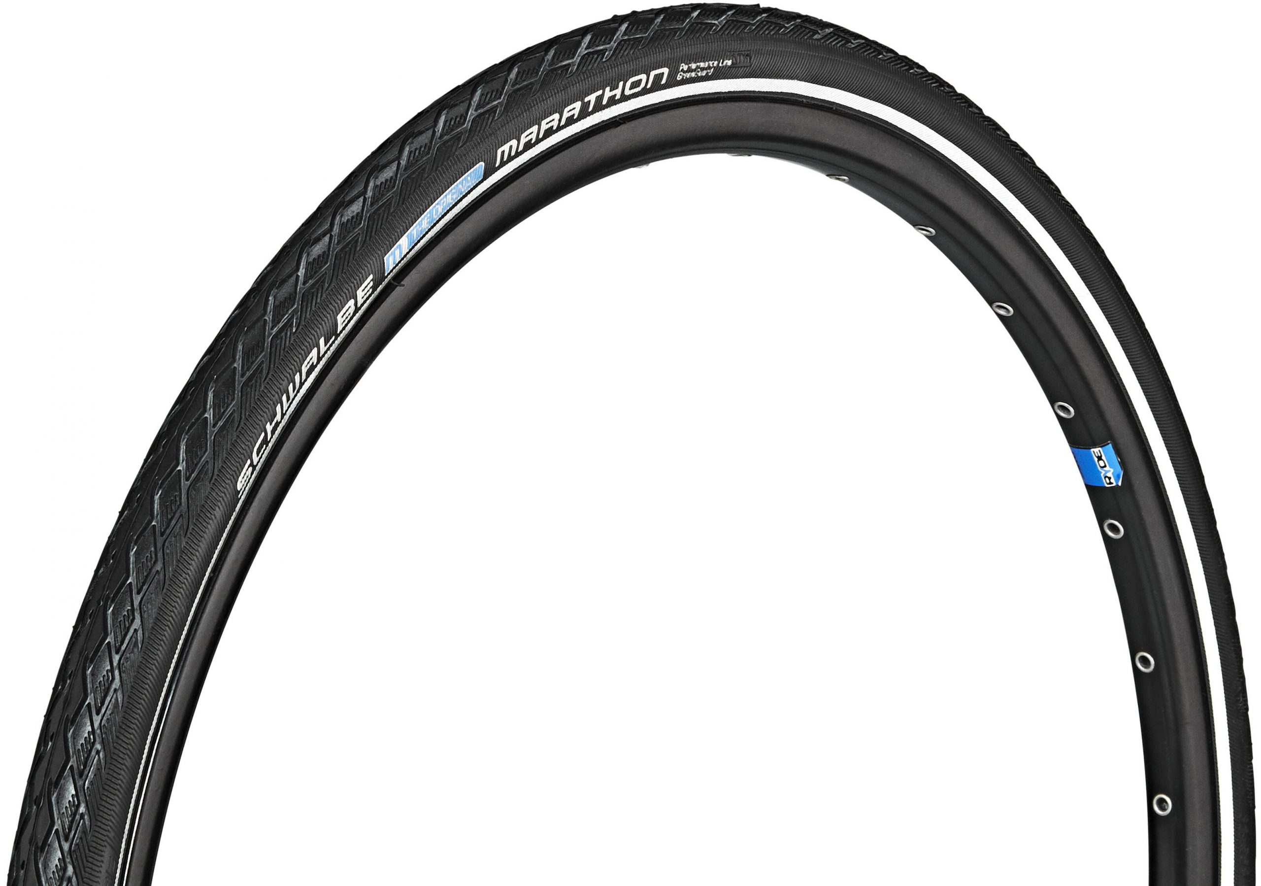 700x25mm Schwalbe Tyres Marathon GreenGuard Touring Compound Reflex Black Tyre 
