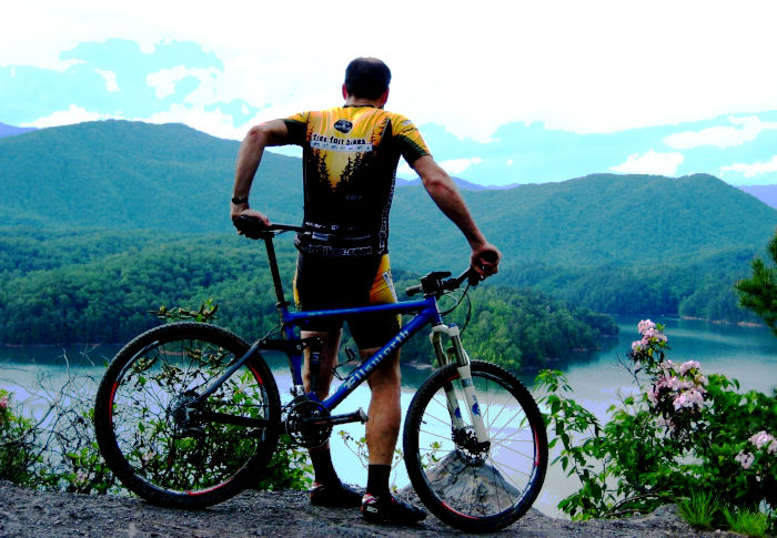 Mountain bike trails North Carolina at Tsali Recreation Area