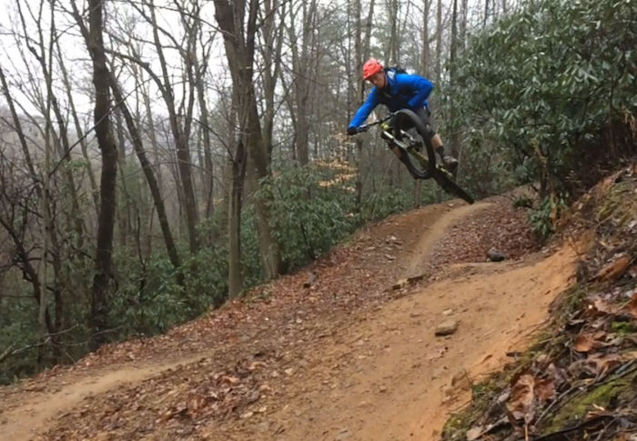 Mountain bike trails North Carolina at Bent Creek
